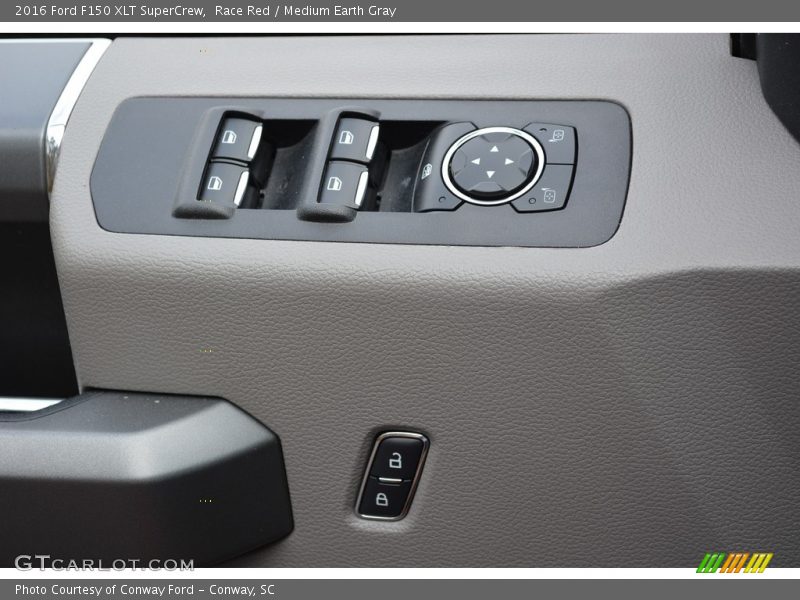 Race Red / Medium Earth Gray 2016 Ford F150 XLT SuperCrew
