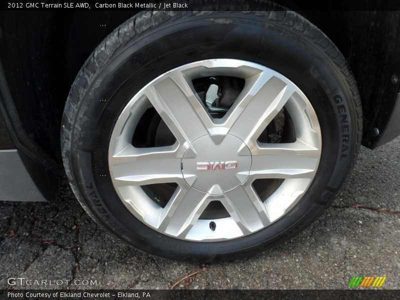 Carbon Black Metallic / Jet Black 2012 GMC Terrain SLE AWD