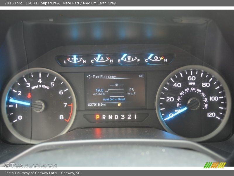 Race Red / Medium Earth Gray 2016 Ford F150 XLT SuperCrew