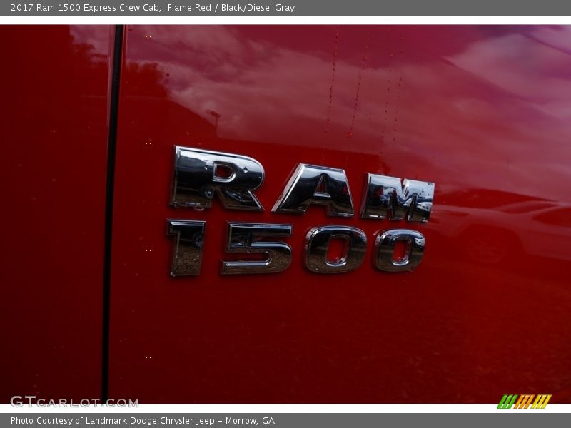 Flame Red / Black/Diesel Gray 2017 Ram 1500 Express Crew Cab