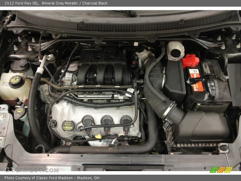Mineral Gray Metallic / Charcoal Black 2012 Ford Flex SEL