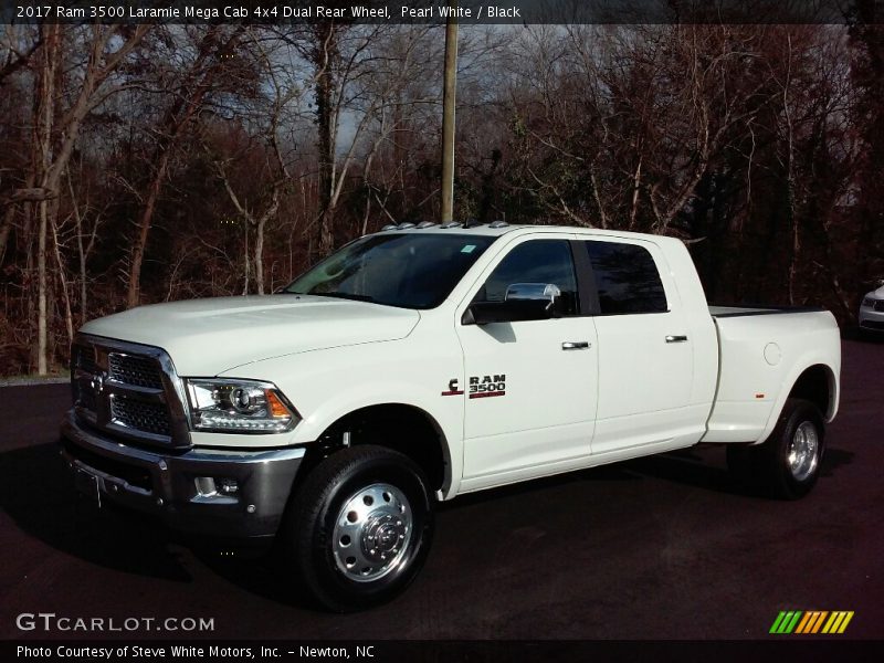 Front 3/4 View of 2017 3500 Laramie Mega Cab 4x4 Dual Rear Wheel