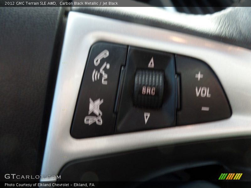 Carbon Black Metallic / Jet Black 2012 GMC Terrain SLE AWD