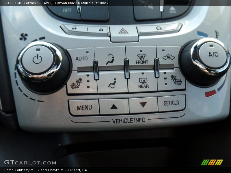Carbon Black Metallic / Jet Black 2012 GMC Terrain SLE AWD