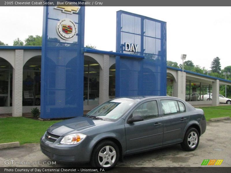Blue Granite Metallic / Gray 2005 Chevrolet Cobalt Sedan