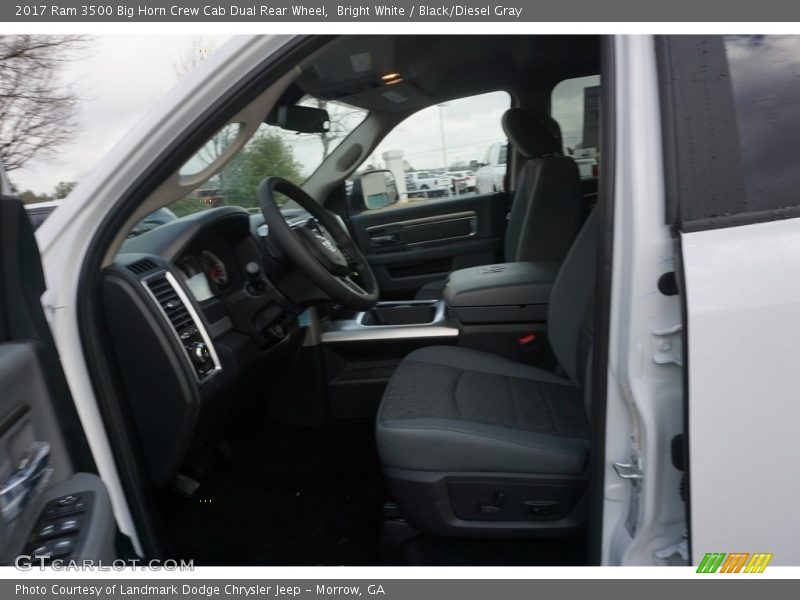 Bright White / Black/Diesel Gray 2017 Ram 3500 Big Horn Crew Cab Dual Rear Wheel