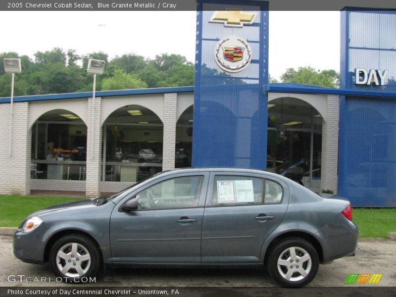 Blue Granite Metallic / Gray 2005 Chevrolet Cobalt Sedan