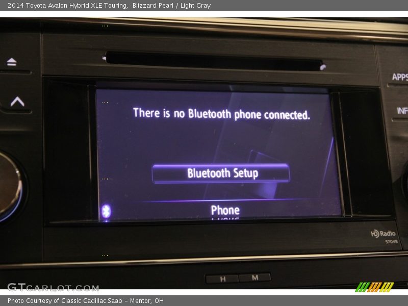 Blizzard Pearl / Light Gray 2014 Toyota Avalon Hybrid XLE Touring