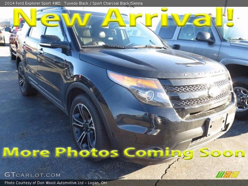 Tuxedo Black / Sport Charcoal Black/Sienna 2014 Ford Explorer Sport 4WD