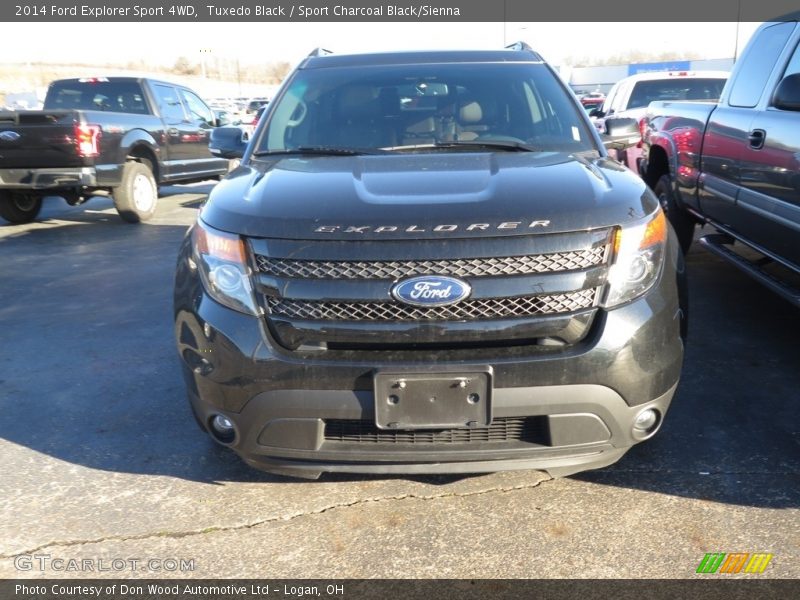 Tuxedo Black / Sport Charcoal Black/Sienna 2014 Ford Explorer Sport 4WD
