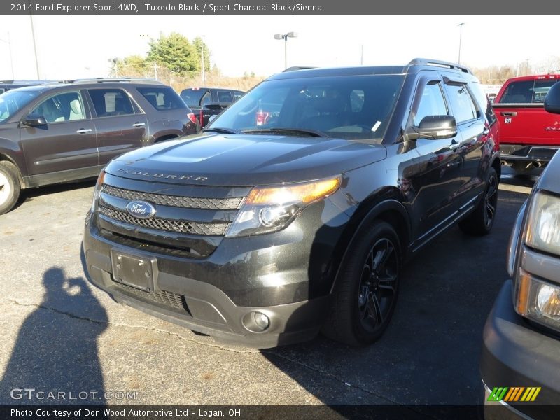 Tuxedo Black / Sport Charcoal Black/Sienna 2014 Ford Explorer Sport 4WD