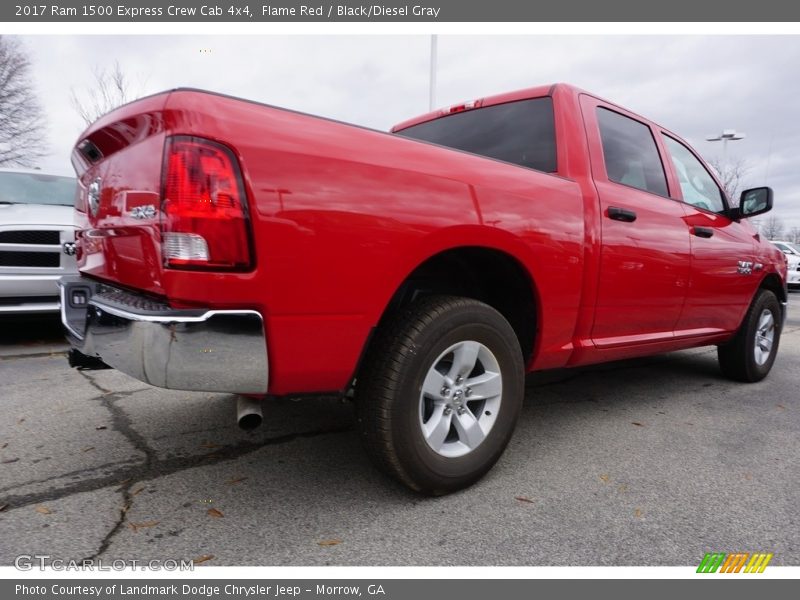 Flame Red / Black/Diesel Gray 2017 Ram 1500 Express Crew Cab 4x4