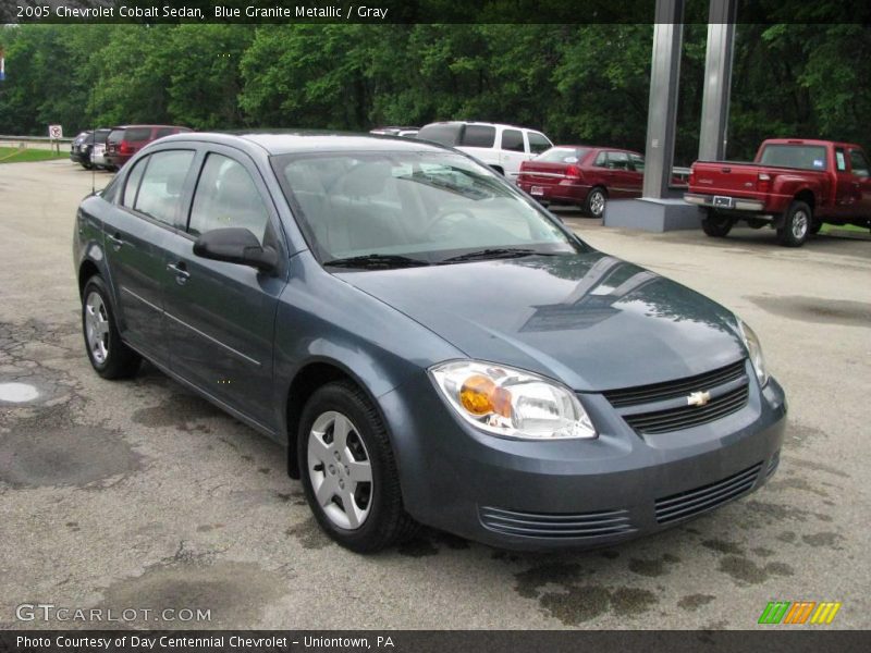Blue Granite Metallic / Gray 2005 Chevrolet Cobalt Sedan