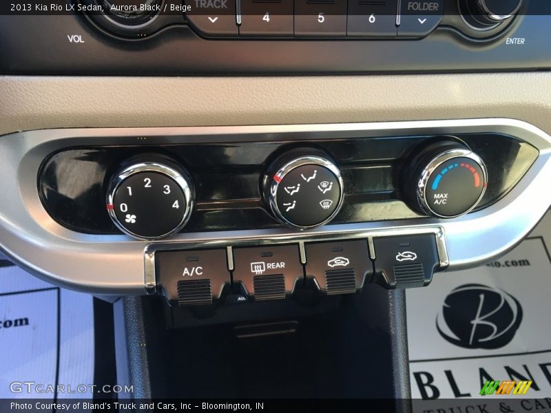 Aurora Black / Beige 2013 Kia Rio LX Sedan