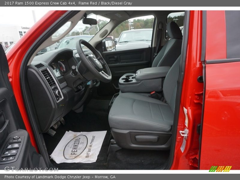 Flame Red / Black/Diesel Gray 2017 Ram 1500 Express Crew Cab 4x4