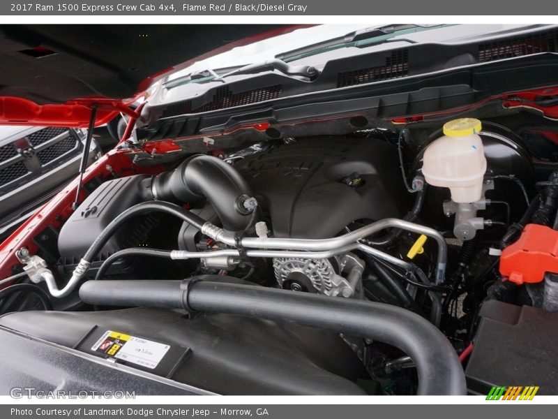 Flame Red / Black/Diesel Gray 2017 Ram 1500 Express Crew Cab 4x4