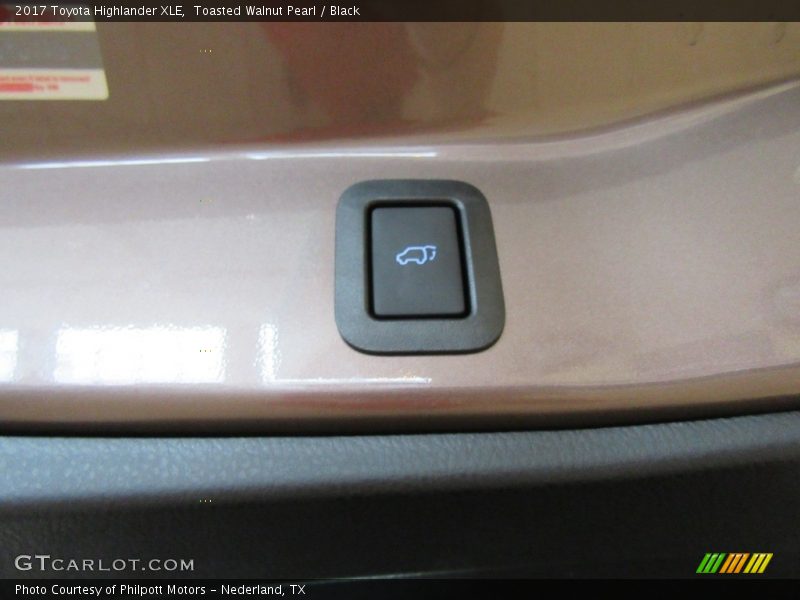 Toasted Walnut Pearl / Black 2017 Toyota Highlander XLE