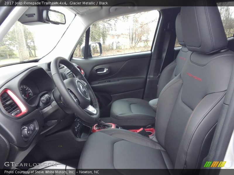 Glacier Metallic / Black 2017 Jeep Renegade Trailhawk 4x4