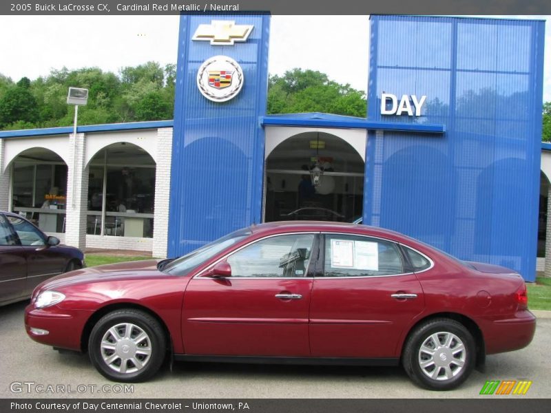 Cardinal Red Metallic / Neutral 2005 Buick LaCrosse CX