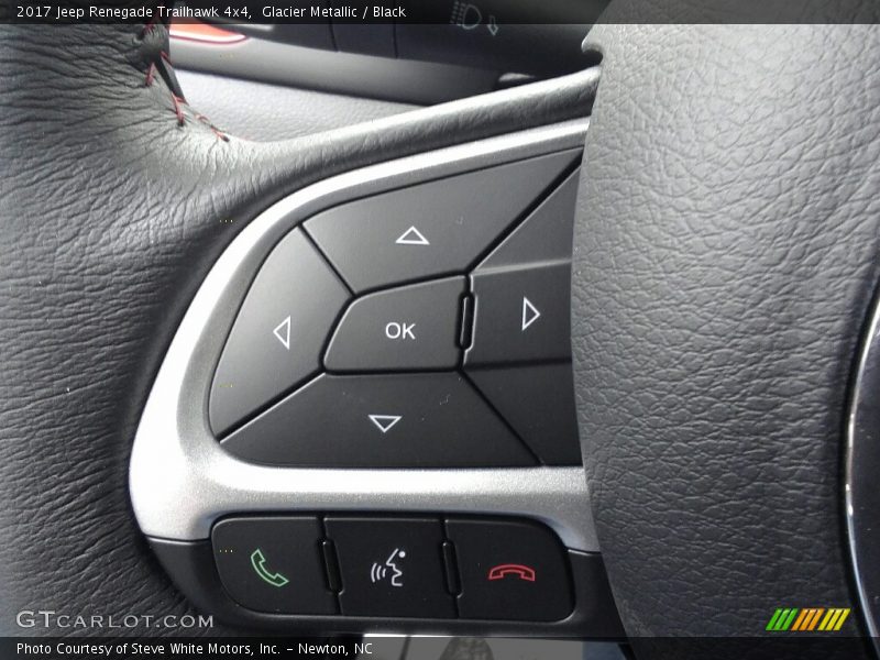Glacier Metallic / Black 2017 Jeep Renegade Trailhawk 4x4