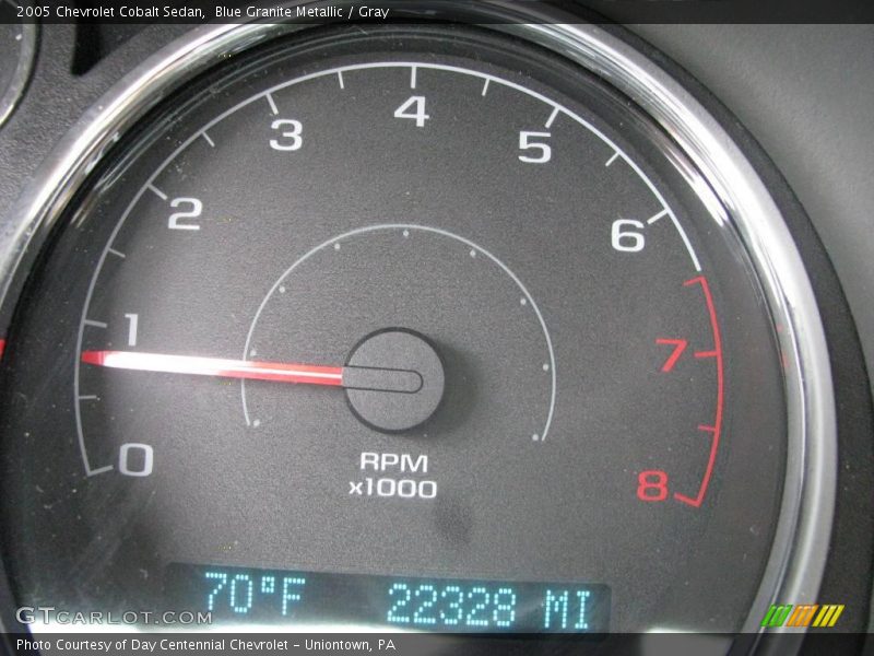 Blue Granite Metallic / Gray 2005 Chevrolet Cobalt Sedan