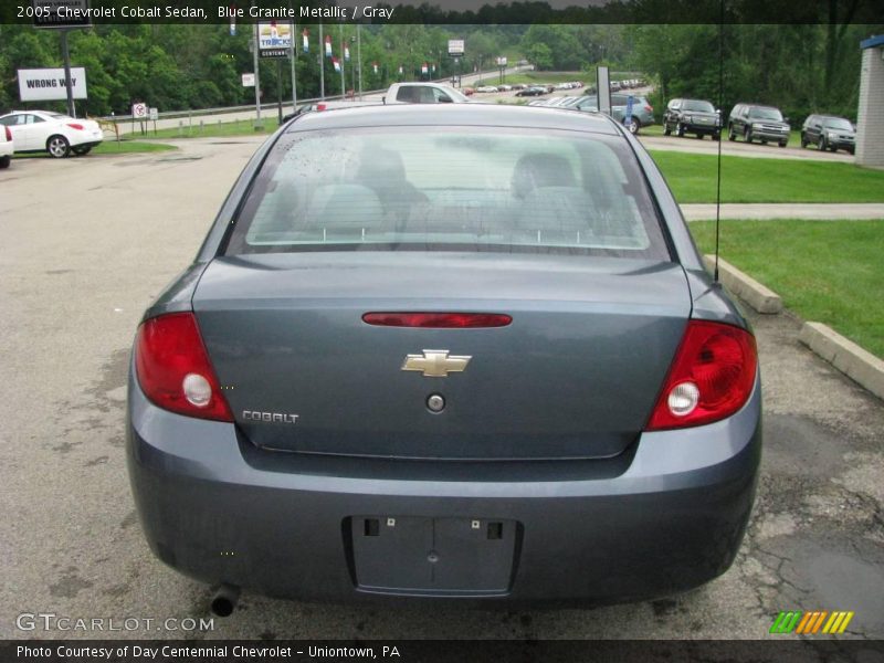 Blue Granite Metallic / Gray 2005 Chevrolet Cobalt Sedan