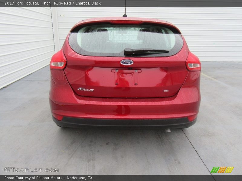 Ruby Red / Charcoal Black 2017 Ford Focus SE Hatch