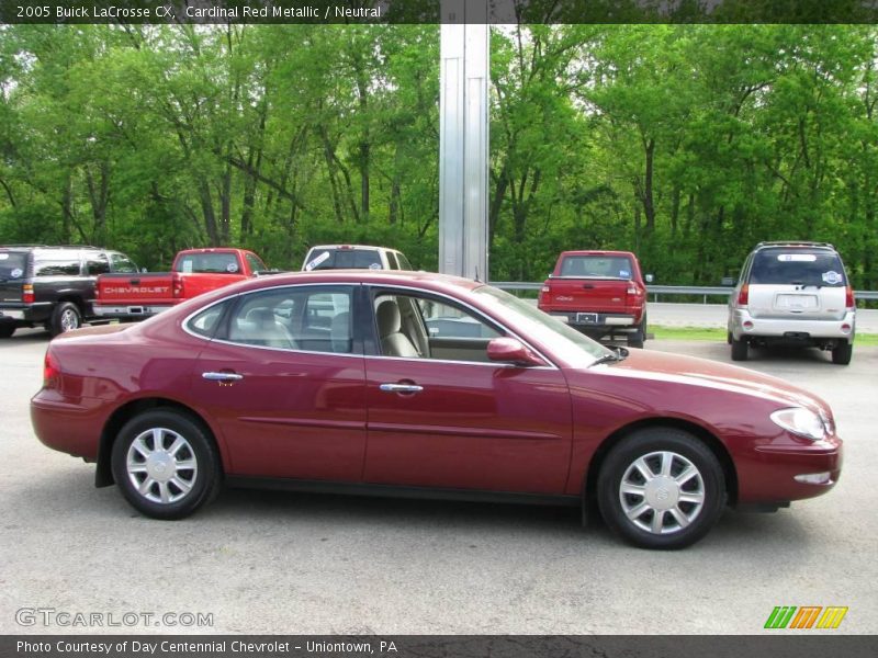 Cardinal Red Metallic / Neutral 2005 Buick LaCrosse CX