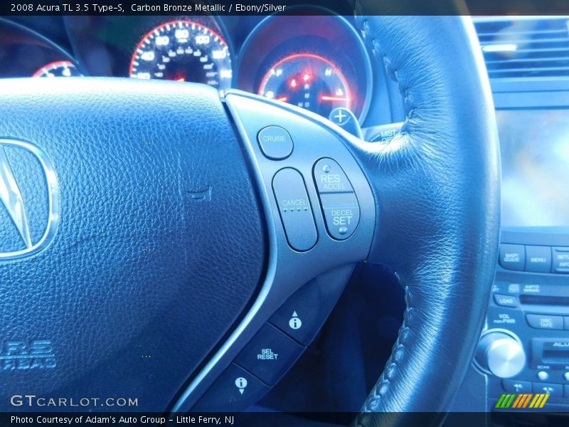 Carbon Bronze Metallic / Ebony/Silver 2008 Acura TL 3.5 Type-S