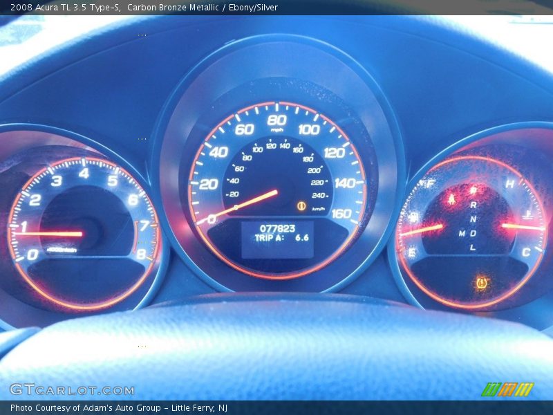 Carbon Bronze Metallic / Ebony/Silver 2008 Acura TL 3.5 Type-S