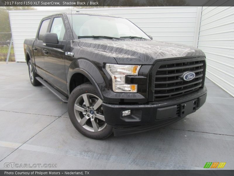 Shadow Black / Black 2017 Ford F150 XLT SuperCrew