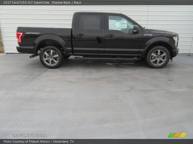Shadow Black / Black 2017 Ford F150 XLT SuperCrew