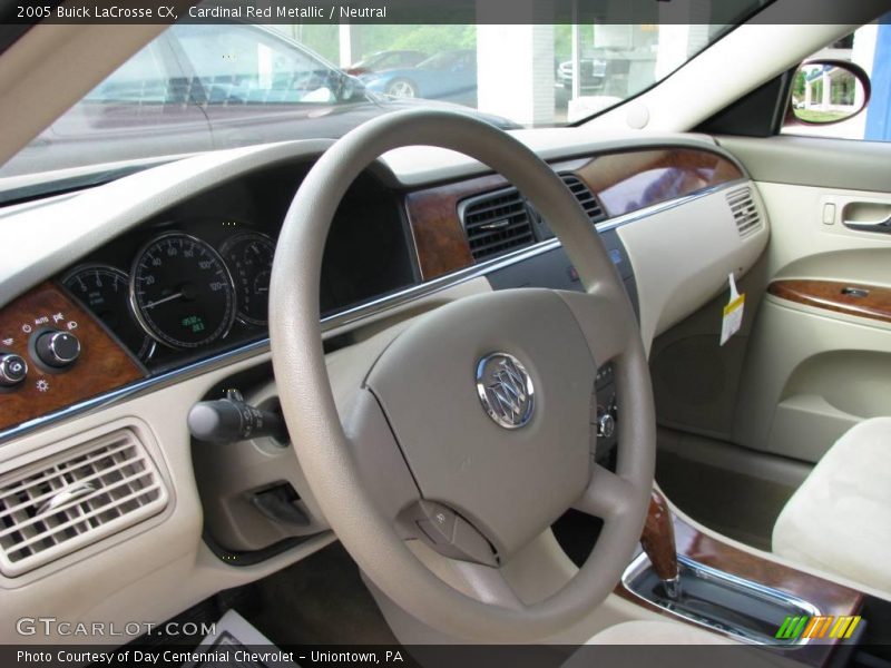 Cardinal Red Metallic / Neutral 2005 Buick LaCrosse CX