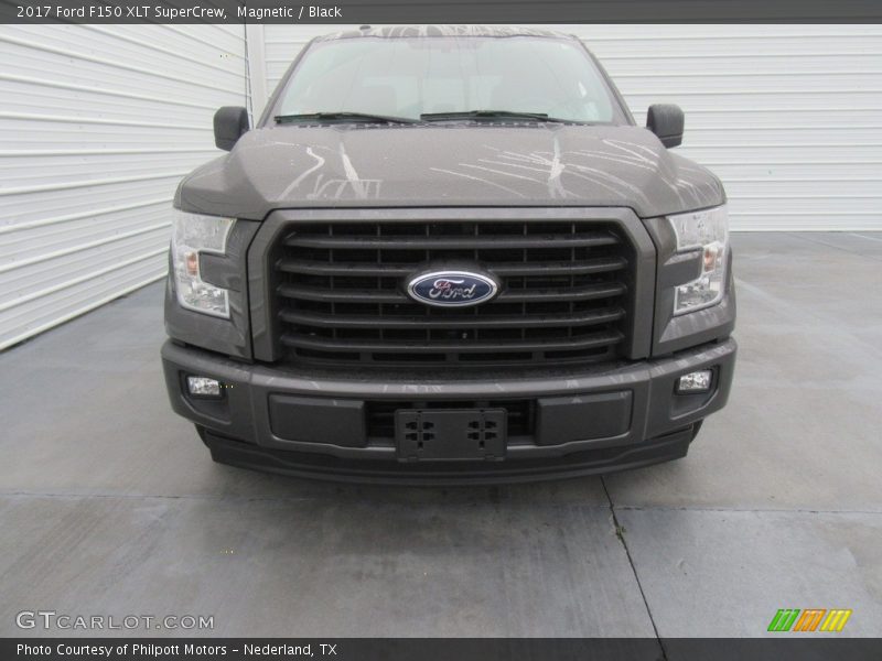 Magnetic / Black 2017 Ford F150 XLT SuperCrew