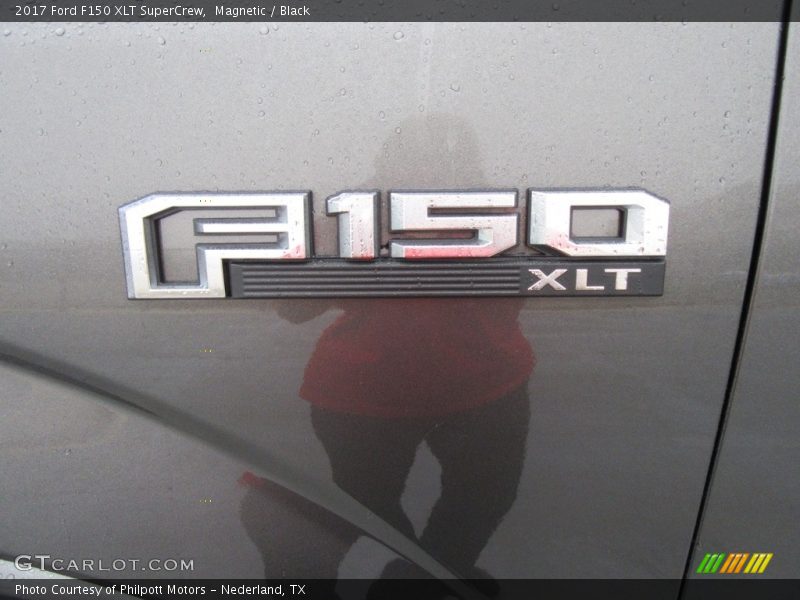Magnetic / Black 2017 Ford F150 XLT SuperCrew