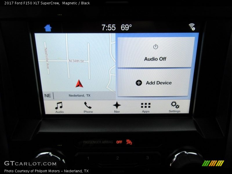 Magnetic / Black 2017 Ford F150 XLT SuperCrew