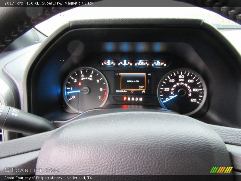 Magnetic / Black 2017 Ford F150 XLT SuperCrew