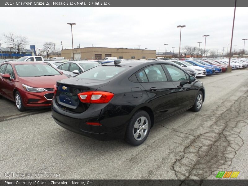 Mosaic Black Metallic / Jet Black 2017 Chevrolet Cruze LS