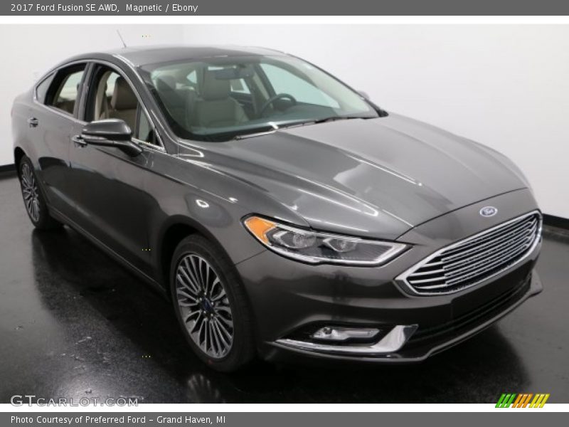 Magnetic / Ebony 2017 Ford Fusion SE AWD