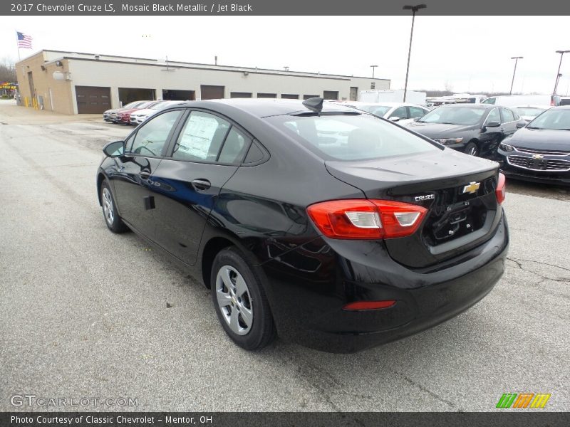 Mosaic Black Metallic / Jet Black 2017 Chevrolet Cruze LS