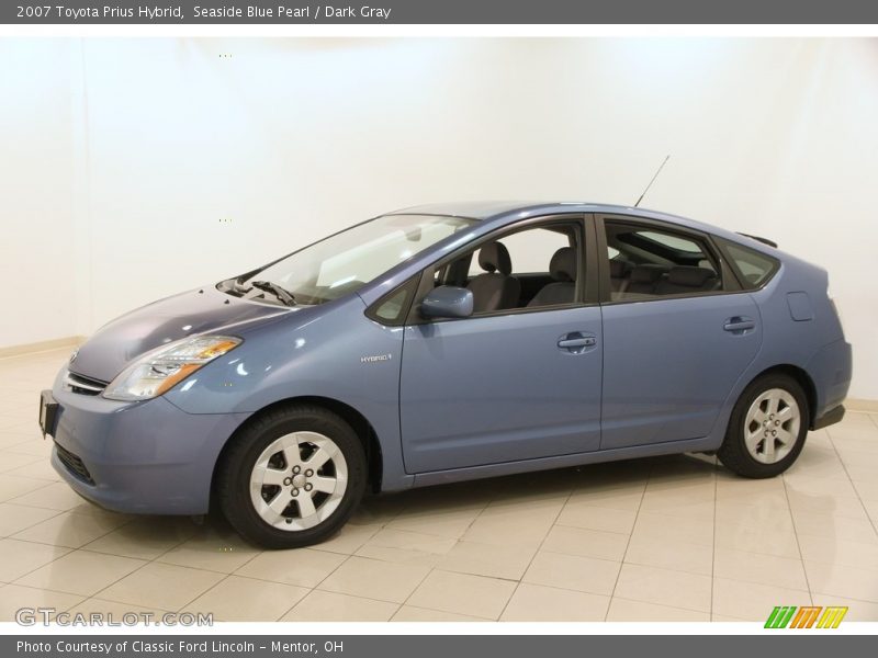 Seaside Blue Pearl / Dark Gray 2007 Toyota Prius Hybrid