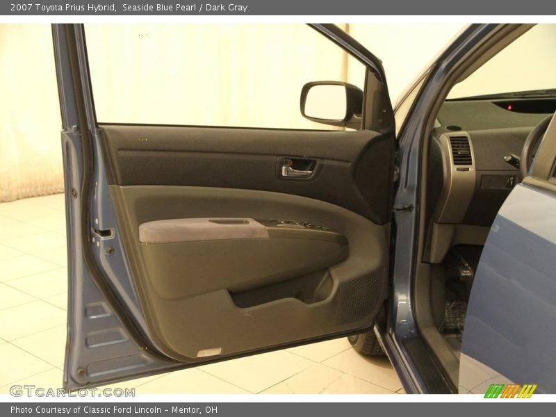 Seaside Blue Pearl / Dark Gray 2007 Toyota Prius Hybrid