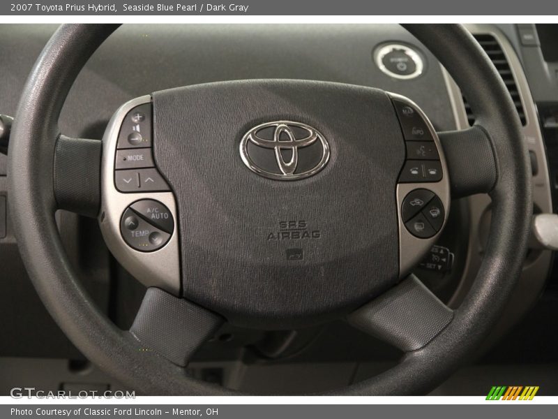Seaside Blue Pearl / Dark Gray 2007 Toyota Prius Hybrid