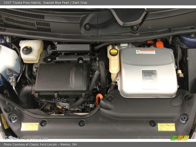 Seaside Blue Pearl / Dark Gray 2007 Toyota Prius Hybrid