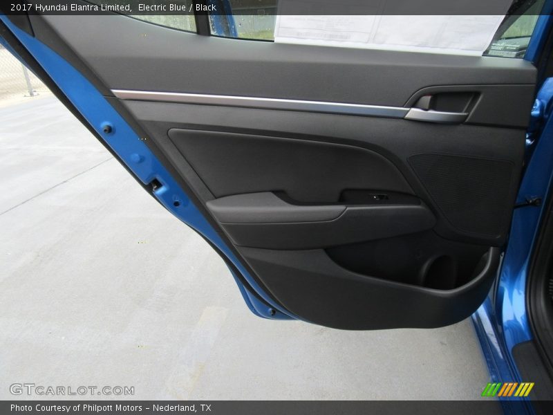 Electric Blue / Black 2017 Hyundai Elantra Limited