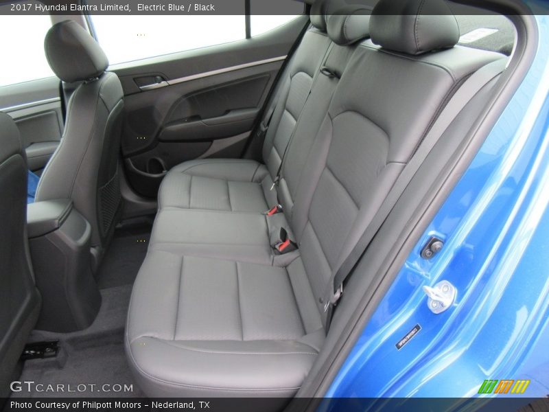 Electric Blue / Black 2017 Hyundai Elantra Limited