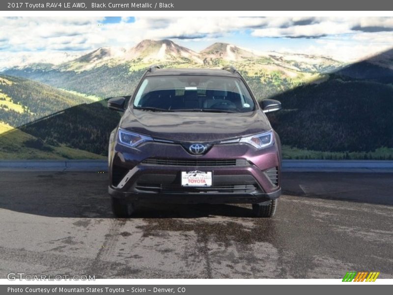 Black Current Metallic / Black 2017 Toyota RAV4 LE AWD