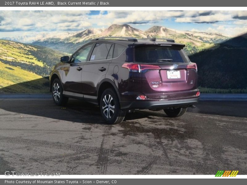 Black Current Metallic / Black 2017 Toyota RAV4 LE AWD