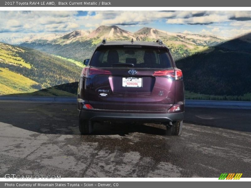 Black Current Metallic / Black 2017 Toyota RAV4 LE AWD