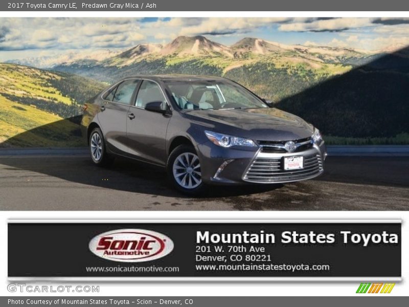 Predawn Gray Mica / Ash 2017 Toyota Camry LE